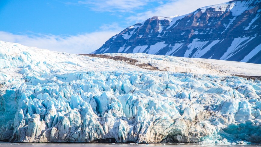 glaciar derretido